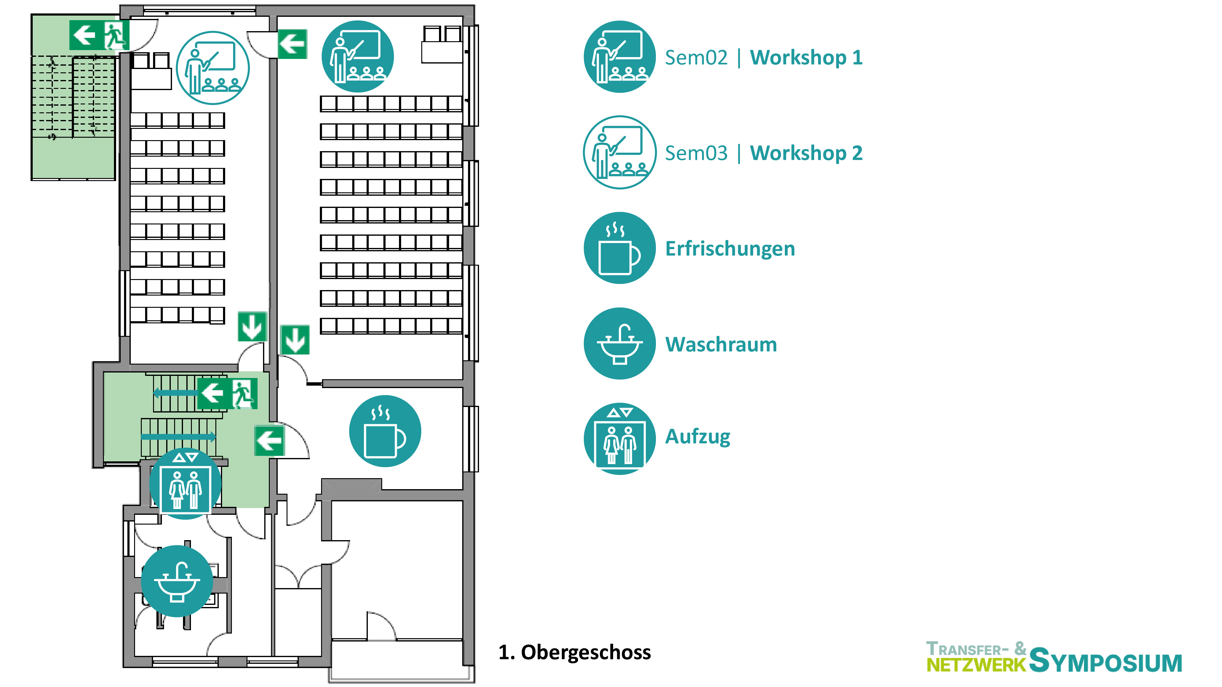 Transfer- und Netzwerksymposium 2025 - Lageplan 2